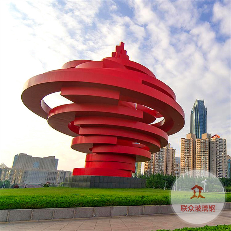 城市戶(hù)外大型不銹鋼鹿廣場(chǎng)園林景觀雕塑定制月亮鏡面發(fā)光圓環(huán)圓球